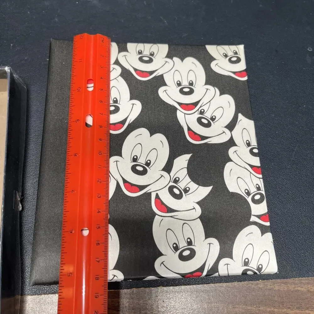 Vintage Disney Mickey Mouse 6 Ring Binder Address & Telephone Book Mickey Faces